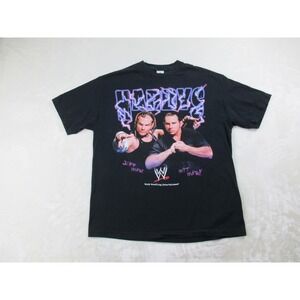 VINTAGE WWE Shirt Mens Extra Large Black Hardy Boys Wresting*